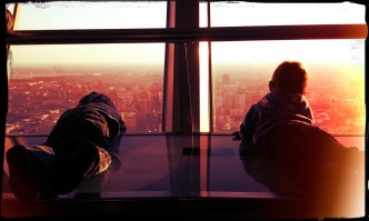 Auf dem Fernsehturm.